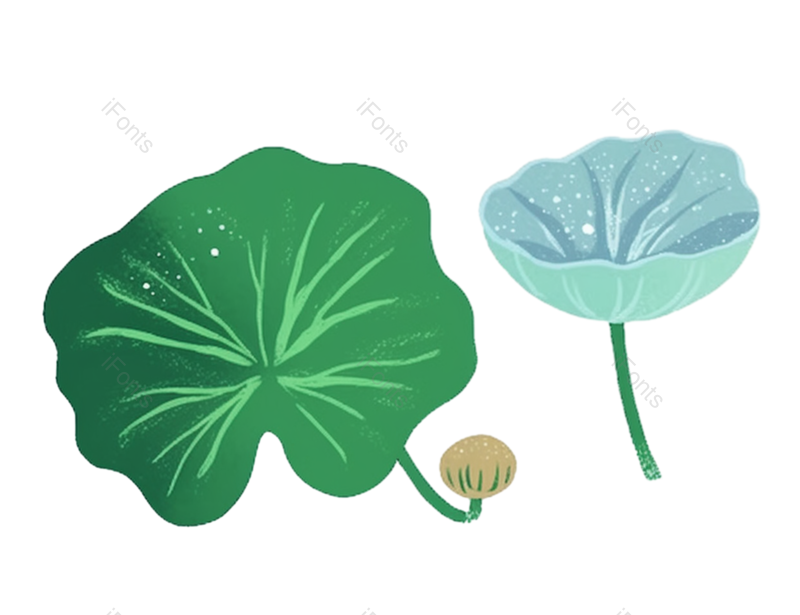 夏至图片,清新元素,户外PNG,插画免抠素材